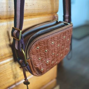 FOSSIL Elle Leather Crossbody Purse